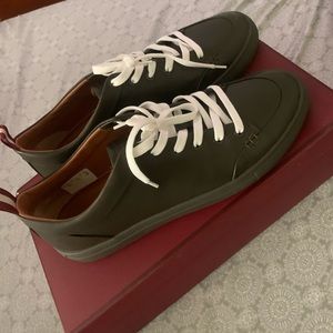 Brown leather Bally sneakers